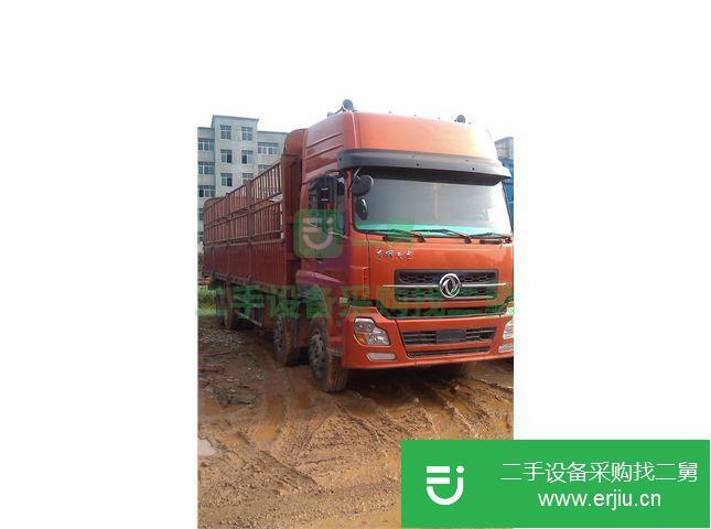 廣東出售二手東風天龍前四后八倉柵載貨車