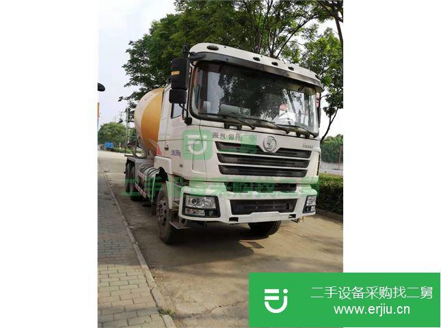 湖北出售二手陜汽德龍12方攪拌車
