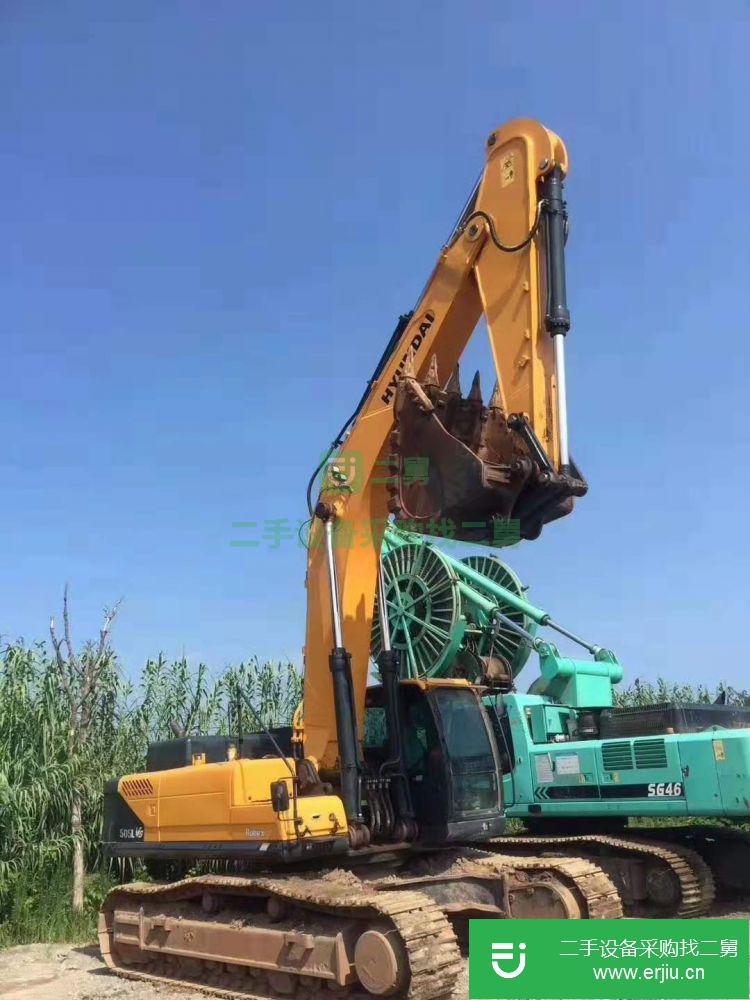 安徽出售二手現代R485LC-9挖掘機