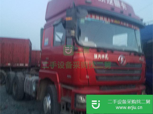 天津出售二手陜汽重卡德龍F3000，380馬力牽引車