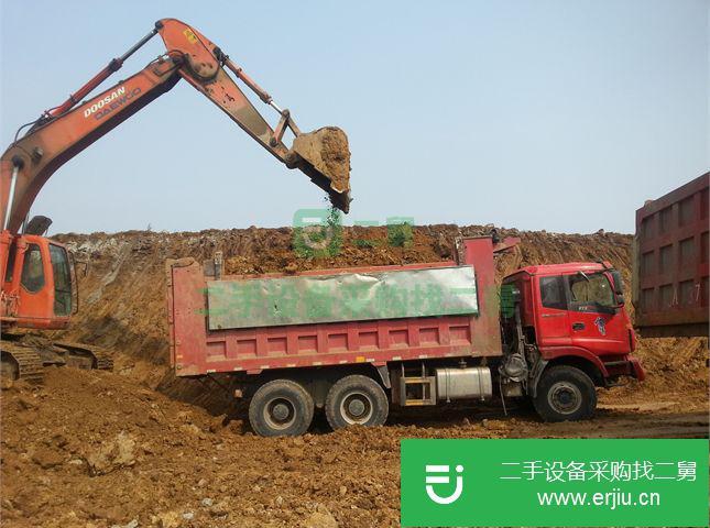 湖北出售二手福田歐曼后八輪車自卸車