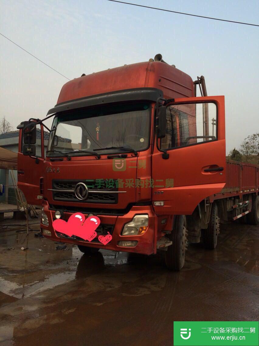 湖北出售二手東風天龍平板車