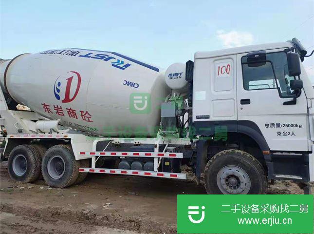 山東出售二手中國重汽混凝土攪拌車