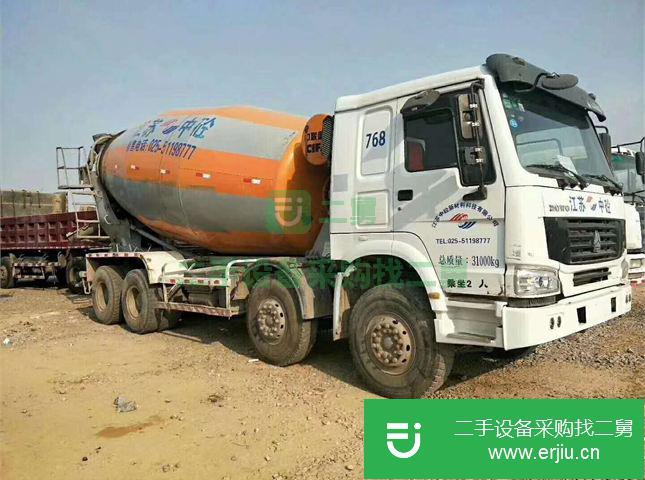 山東出售二手中國重汽攪拌車