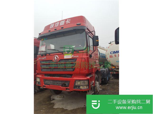天津出售二手陜汽重卡德龍F3000，380馬力牽引車