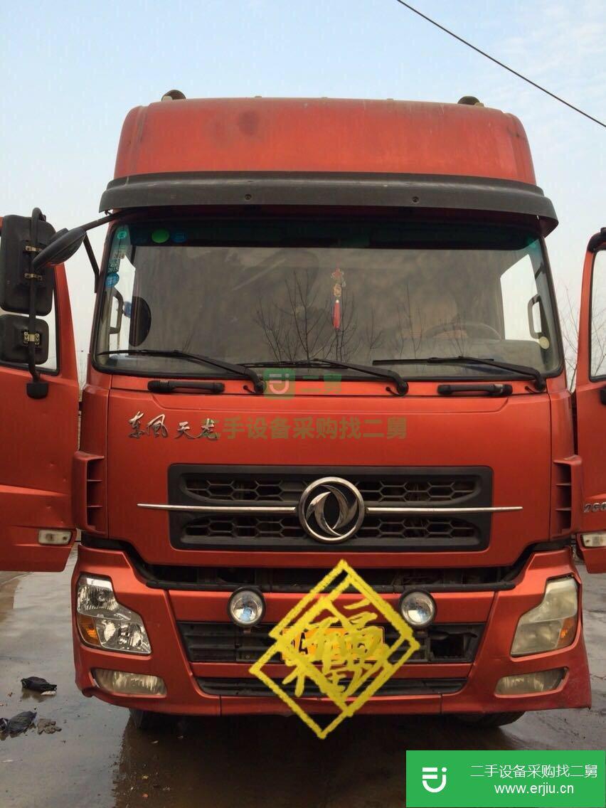 湖北出售二手東風天龍平板車