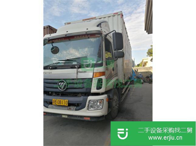 浙江出售二手福田歐馬可170馬力廂式載貨車