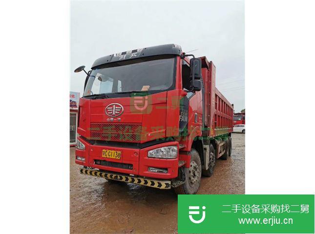 江西出售二手一汽解放J6P前四后八自卸車