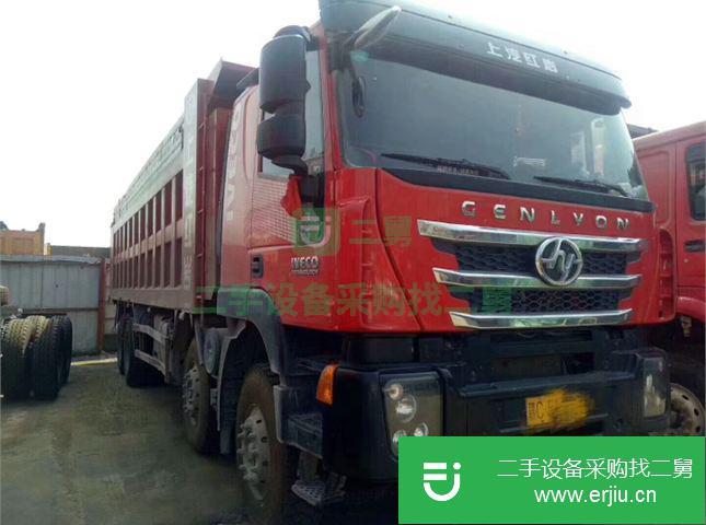 江西出售二手上汽紅巖前四后八自卸車