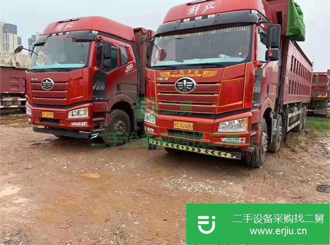 江西出售二手一汽解放J6P自卸車