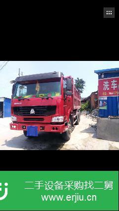 四川出售二手中國重汽290馬力自卸車