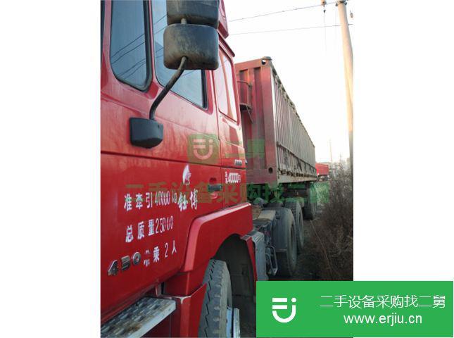 河南出售二手德龍F3000偏翻自卸車