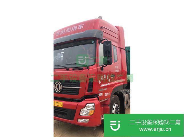 河北出售二手牽東風天龍半掛車