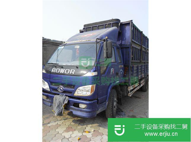 黑龍江出售二手福田重型倉棚式貨車