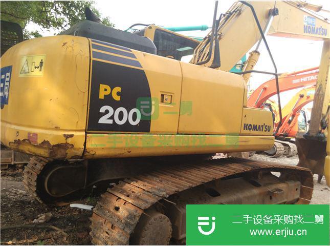 上海出售二手卡特履帶式PC200-8挖掘機