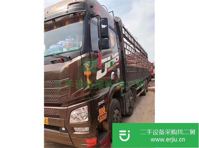 江西出售二手青島解放JH6前四后八倉(cāng)欄載貨車(chē)