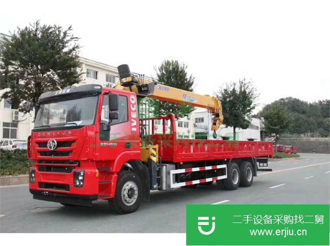 湖北出售二手上汽紅巖隨車吊