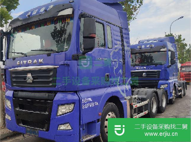 山東出售二手中國重汽汕德卡540馬力牽引車