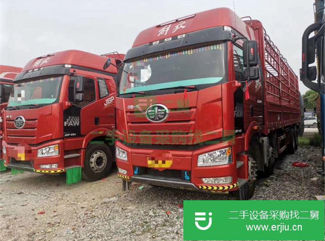 江西出售二手一汽解放J6P倉欄載貨車