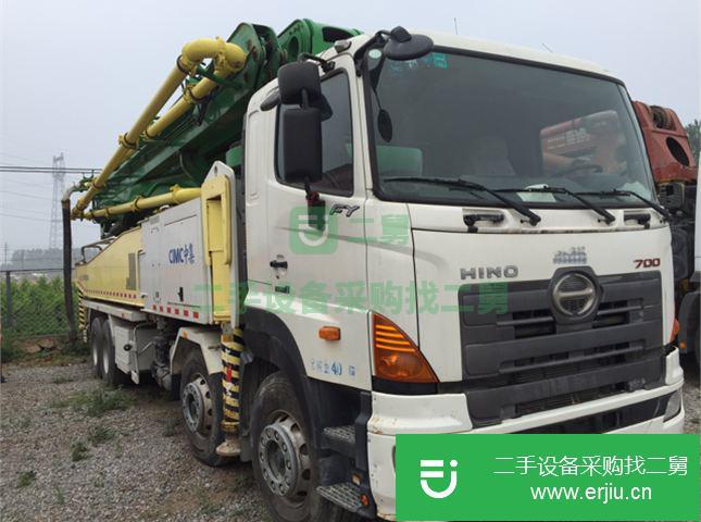 山東出售二手中聯重科混凝土車載泵