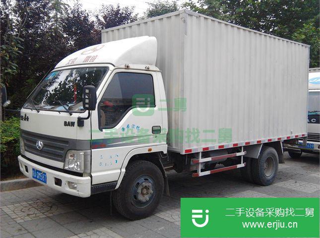 陜西出售二手北京旗鈴103馬力廂式貨車