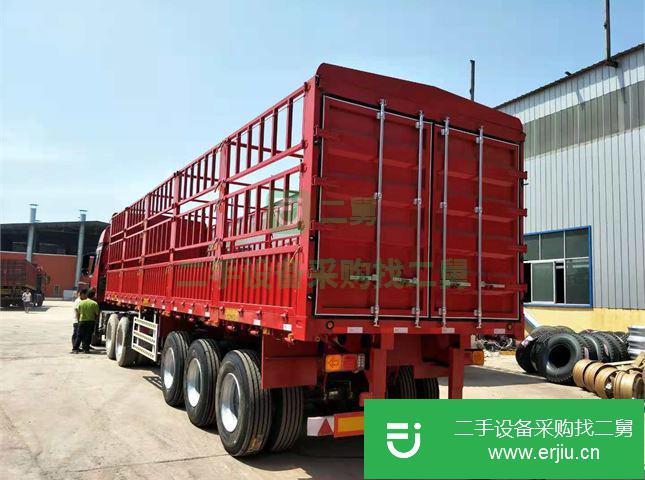 山東出售二手倉欄掛車