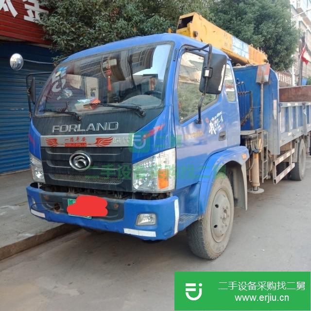 湖北出售二手福田時代6.3噸隨車吊