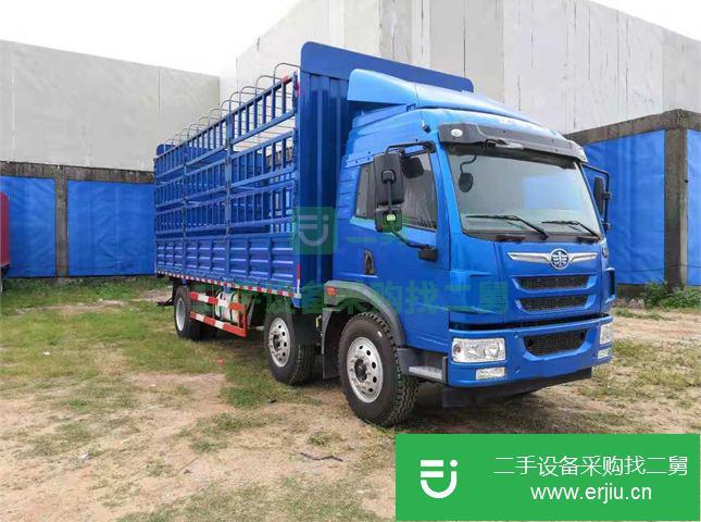 廣東出售二手青島解放箱式貨車