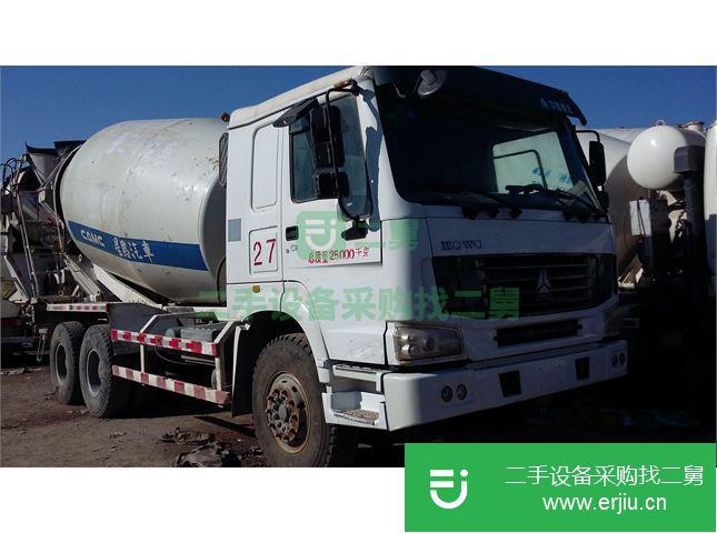 山東出售二手中國重汽混凝土攪拌車