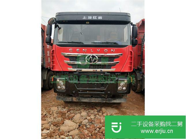 江西出售二手上汽紅巖前四后八自卸車