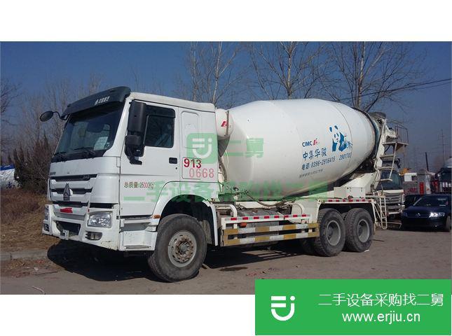 山東出售二手中國重汽混凝土攪拌車