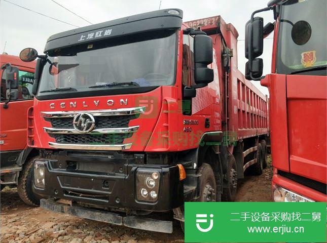 江西出售二手上汽紅巖前四后八自卸車