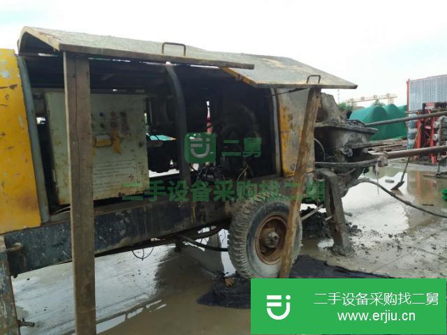 河北出售二手混凝土拖車泵