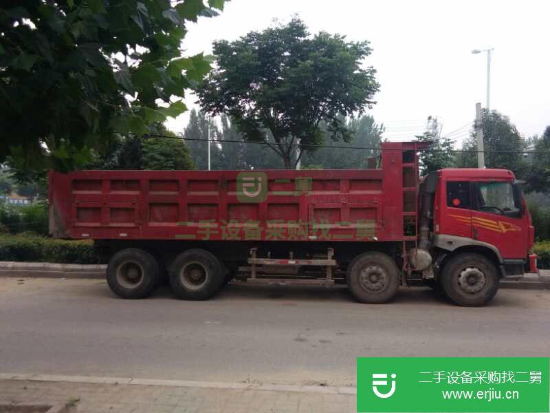河南出售二手一汽解放工程自卸車
