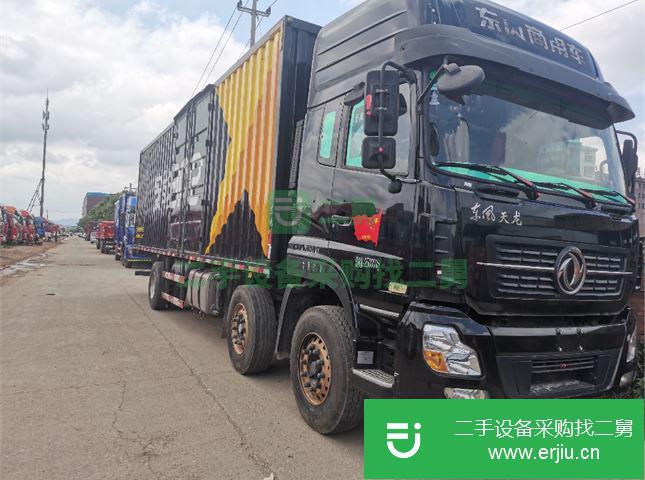 江西出售二手東風天龍前四后四廂式貨車
