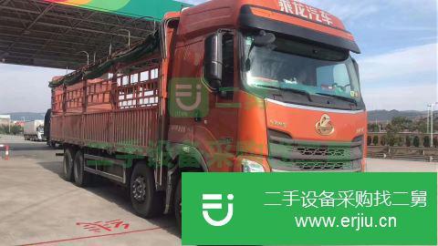 江西出售二手東風柳汽乘龍420馬力前四后八貨車