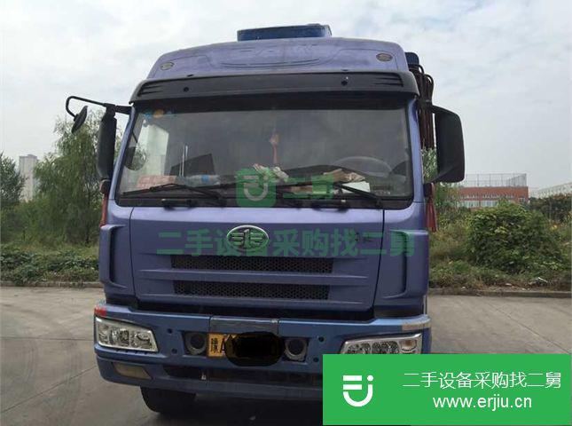河南出售二手一汽解放前四后八倉柵貨車