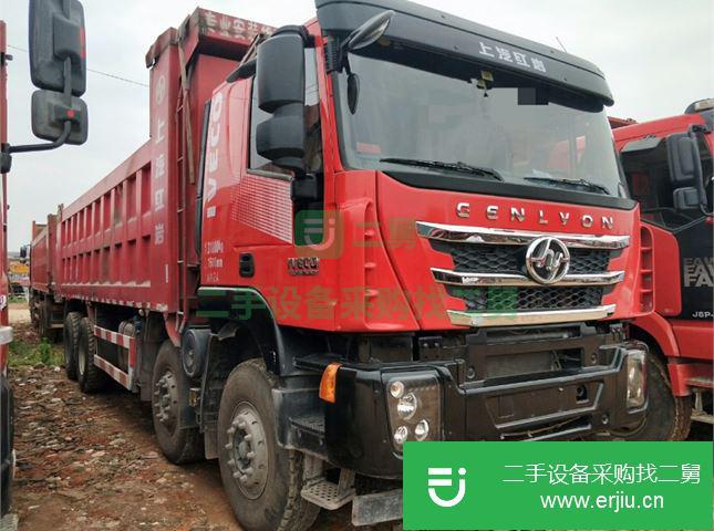 江西出售二手上汽紅巖前四后八自卸車