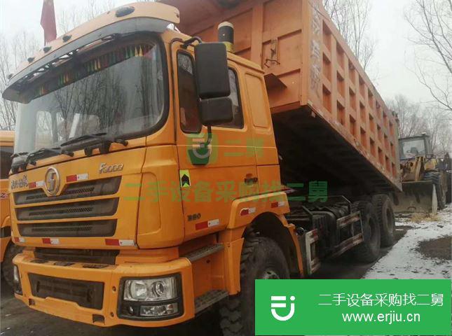 山西出售二手陜汽重卡德龍F3000，345馬力自卸車