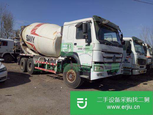 山東出售二手豪沃混凝土攪拌車