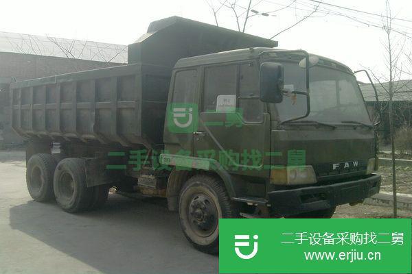 河南出售二手解放后八輪自卸車
