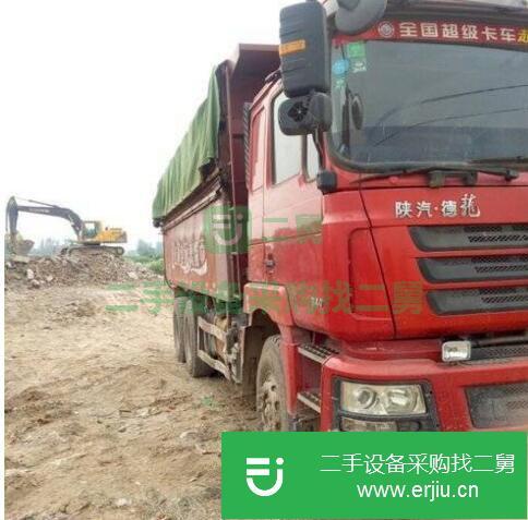 河南出售二手陜汽重卡德龍F3000自卸車  336馬力
