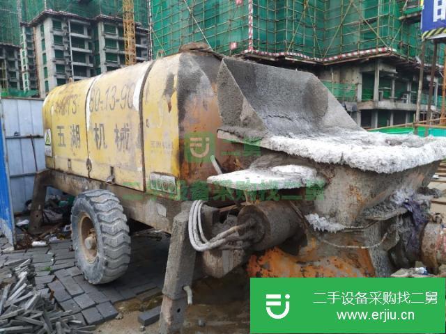 河北出售二手混凝土拖車泵