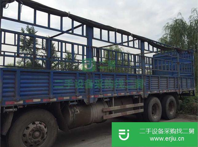 河南出售二手一汽解放前四后八倉柵貨車
