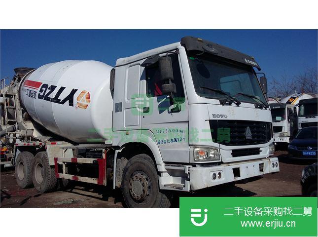山東出售二手中國重汽混凝土攪拌車