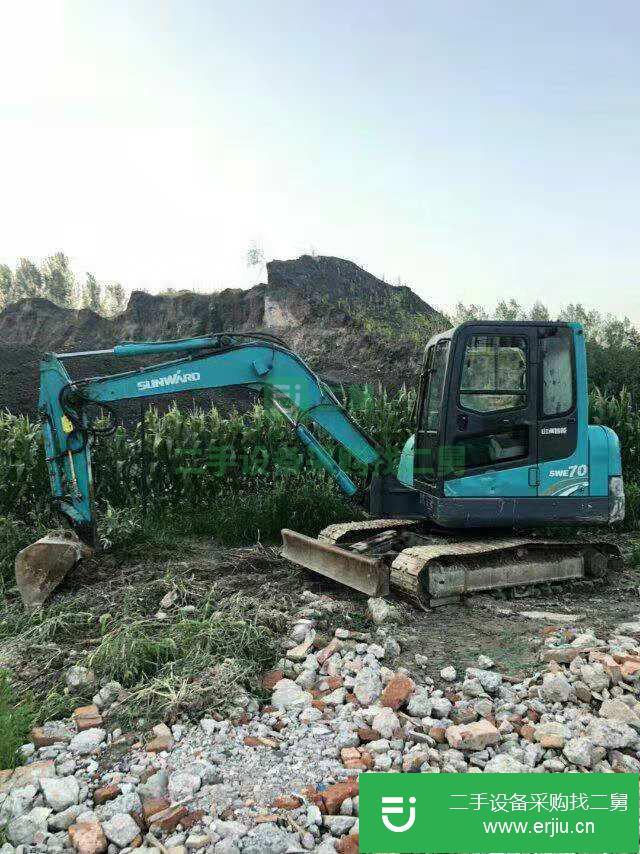 浙江出售二手山河智能SWE60N9挖掘機