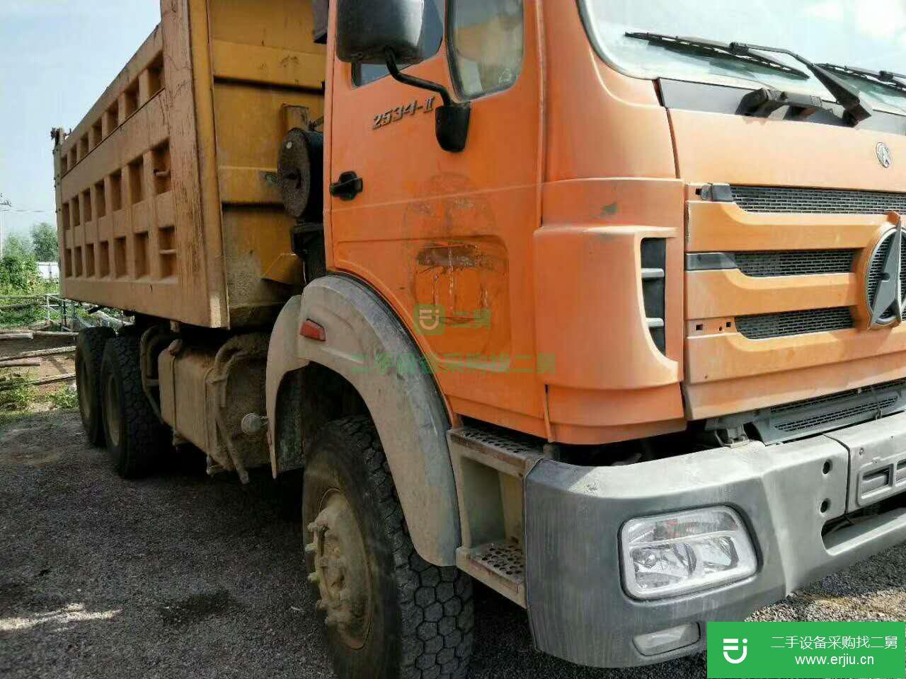 山西出售二手北方奔馳自卸車