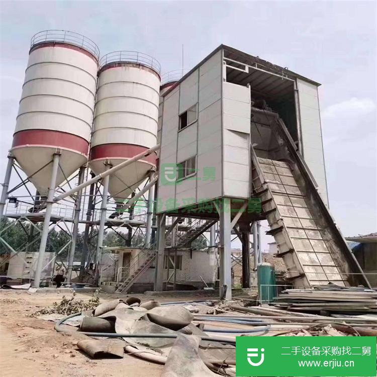 山東出售二手三一180型提斗水泥攪拌站