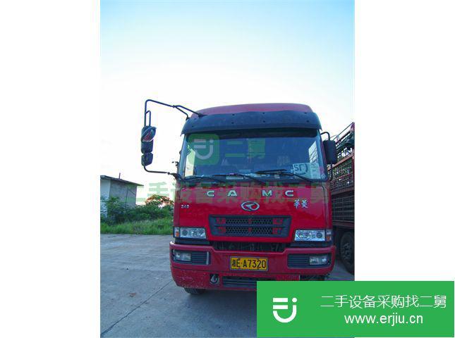 湖南出售二手華菱之星倉柵式貨車240馬力