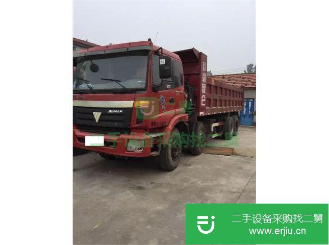 江蘇出售二手福田歐曼自卸車 輕量化 290馬力